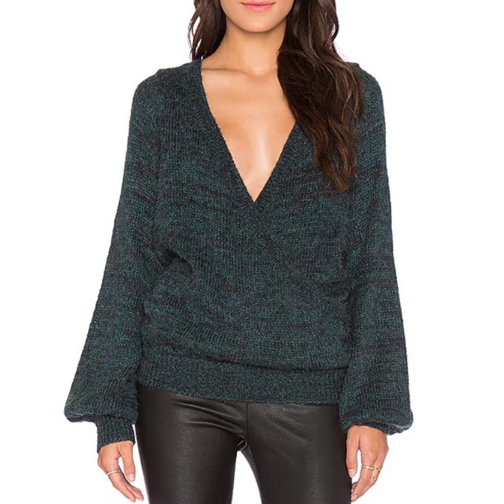 Free People Karina Wrap Sweater